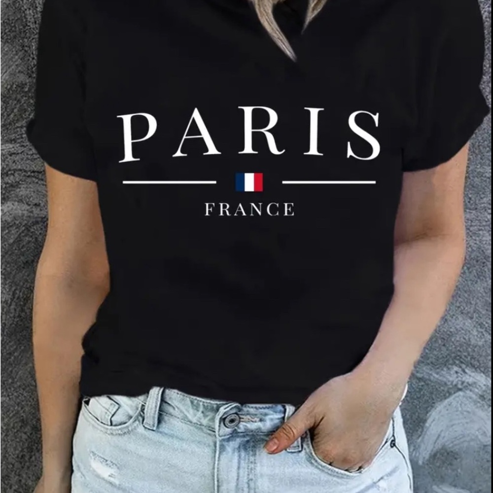 Paris Tee. Cute And Comfy Tee. (Nip) - image 1
